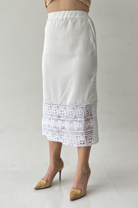 White Catania Skirt